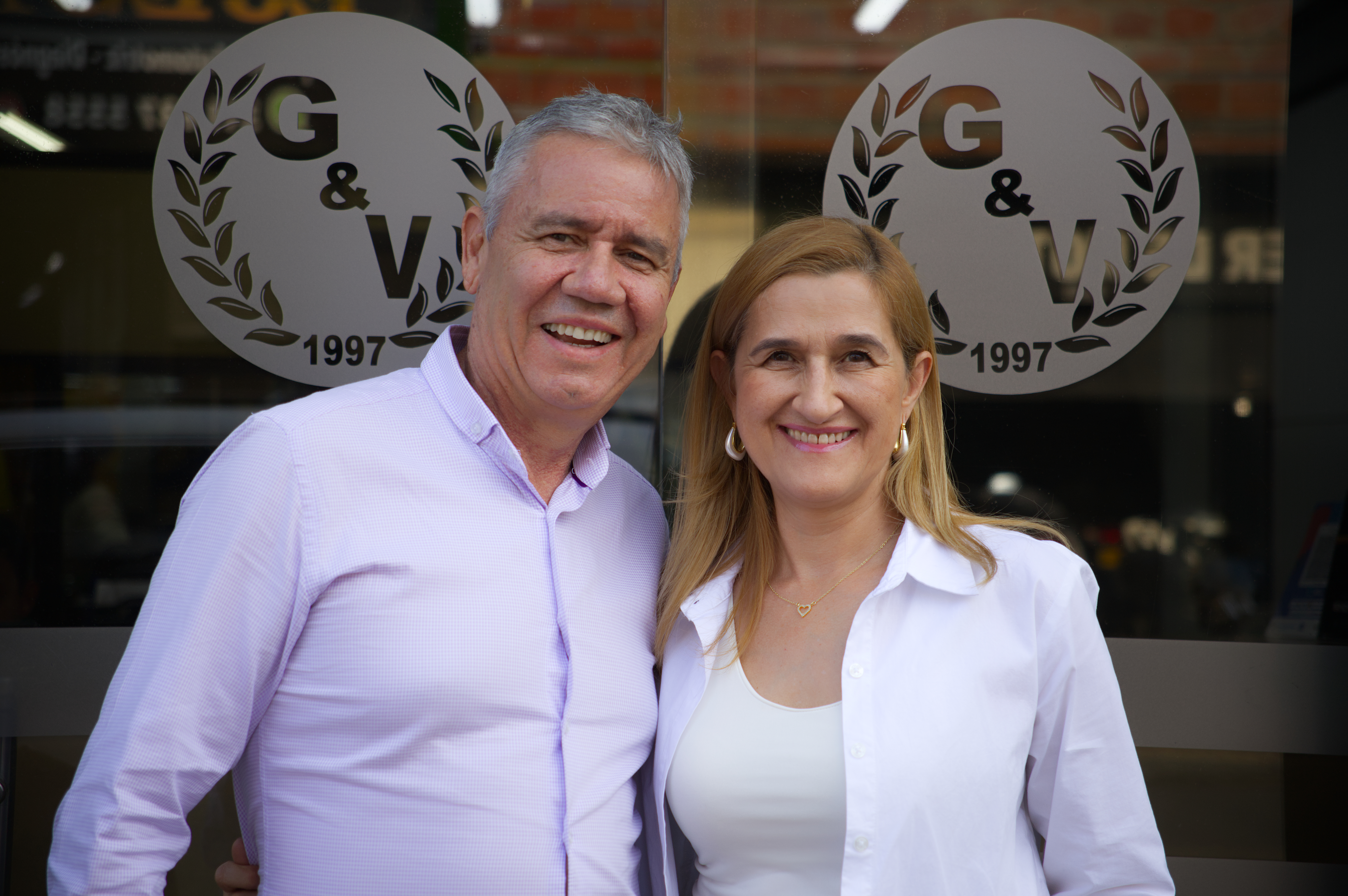 Julio César González y Rosmery Villegas - Fundadores